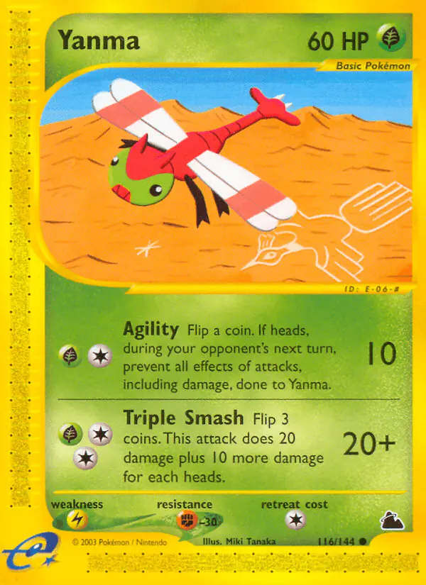 Carta Yanma 116/144 de Skyridge