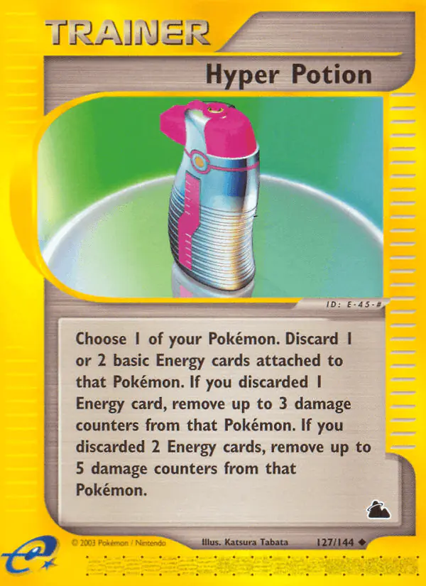Carta Hyper Potion 127/144 de Skyridge