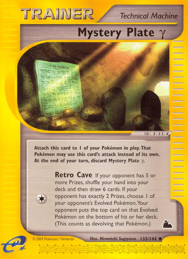 Carta Mystery Plate γ 135/144 de Skyridge