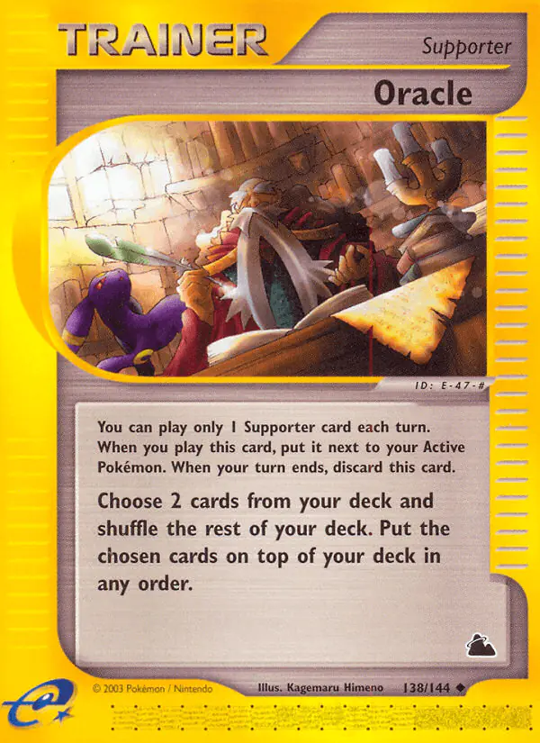 Carta Oracle 138/144 de Skyridge