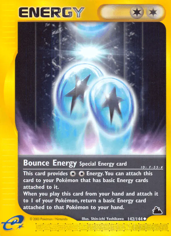 Carta Bounce Energy 142/144 de Skyridge