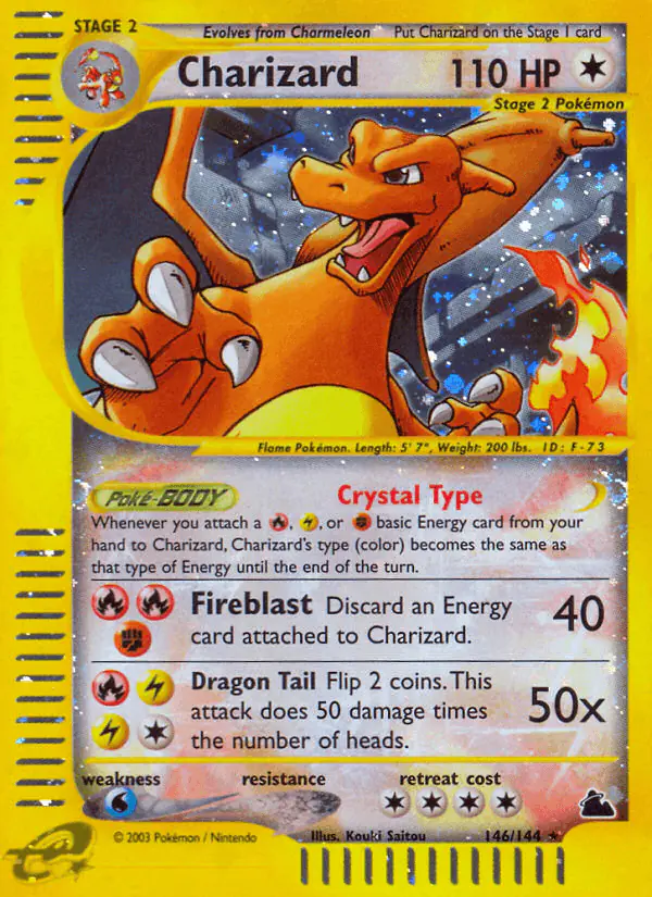 Carta Charizard 146/144 de Skyridge