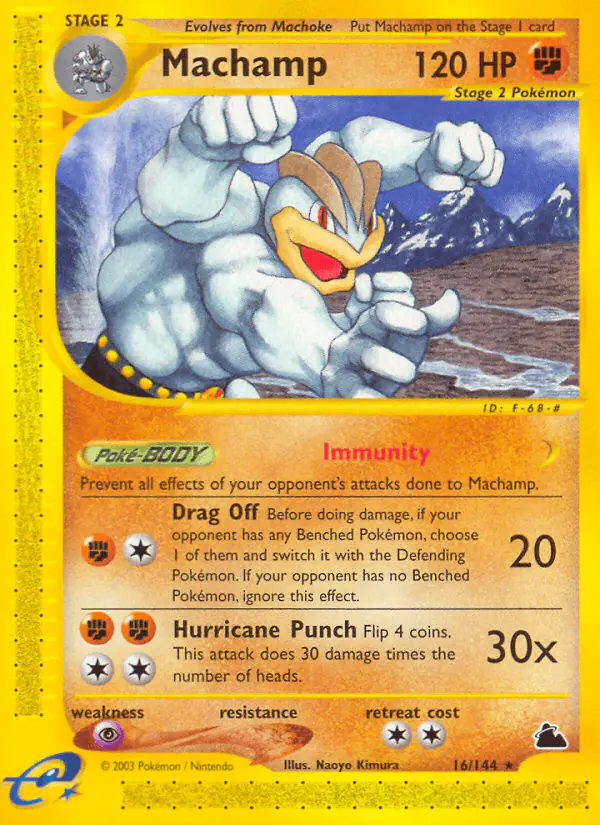 Carta Machamp 16/144 de Skyridge