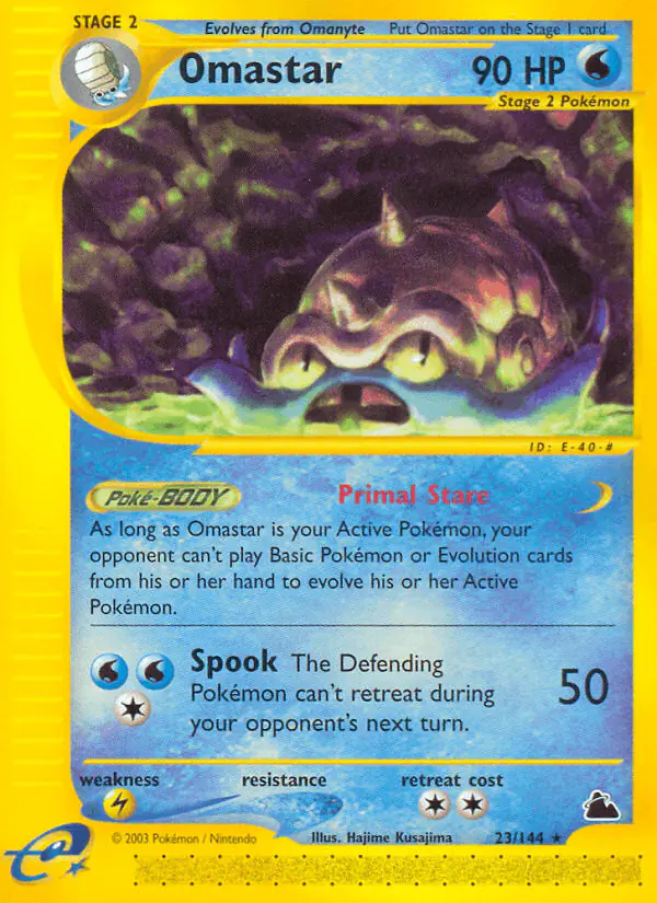 Carta Omastar 23/144 de Skyridge