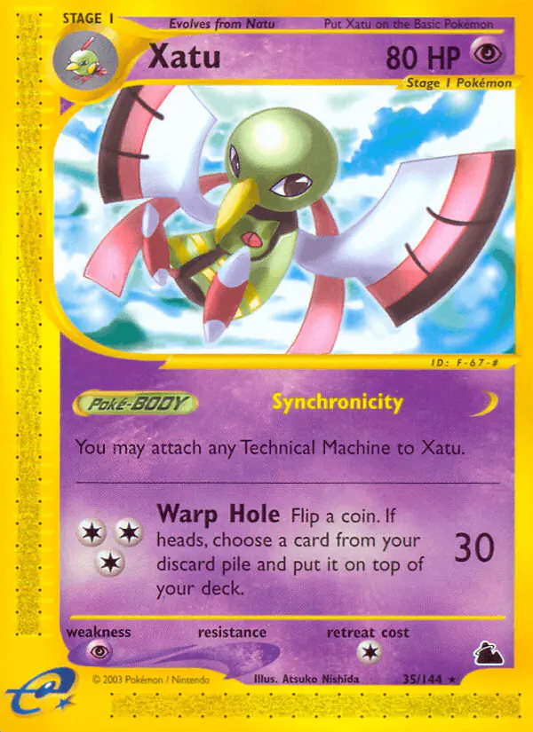 Carta Xatu 35/144 de Skyridge