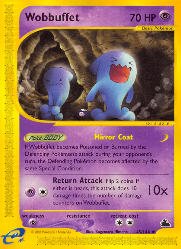 Carta Wobbuffet 45/144 de Skyridge
