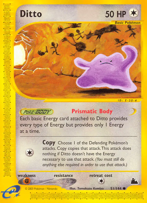Carta Ditto 51/144 de Skyridge