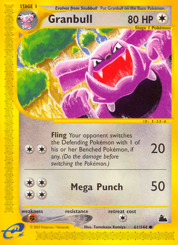 Carta Granbull 61/144 de Skyridge