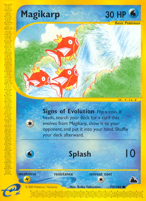 Carta Magikarp 75/144 de Skyridge