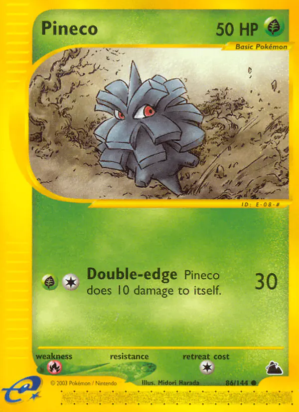 Carta Pineco 86/144 de Skyridge