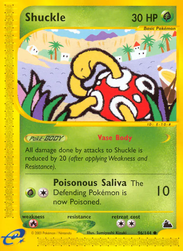 Carta Shuckle 96/144 de Skyridge