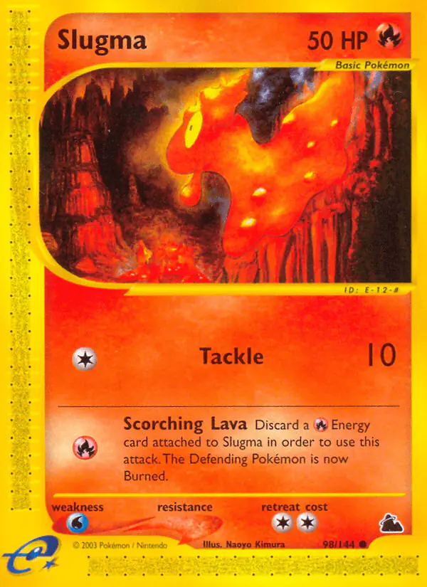 Carta Slugma 98/144 de Skyridge