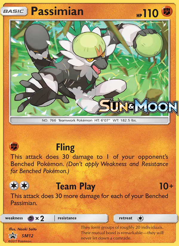 Carta Passimian SM12 de SM Black Star Promos