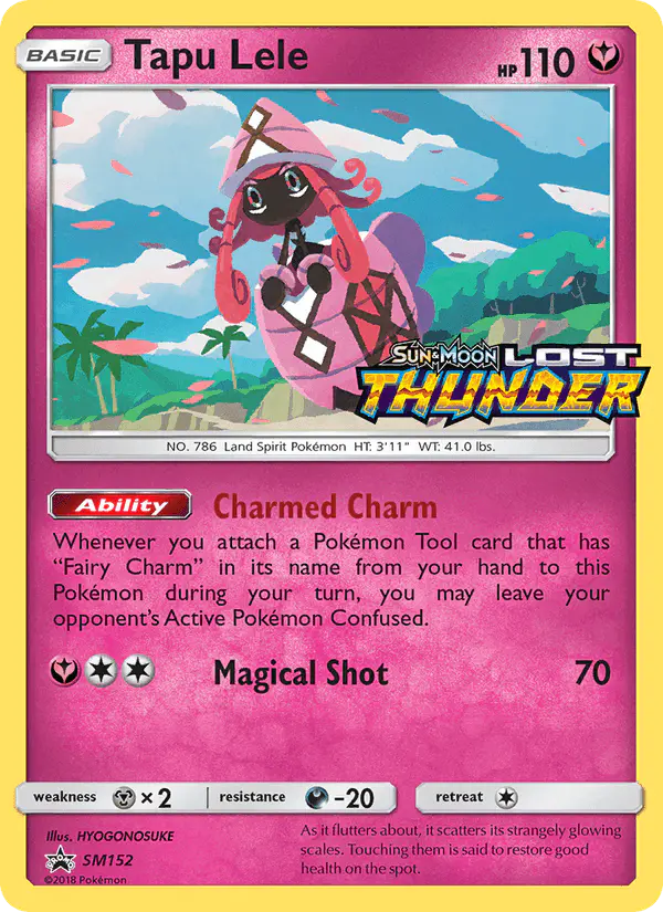 Carta Tapu Lele SM152 de SM Black Star Promos