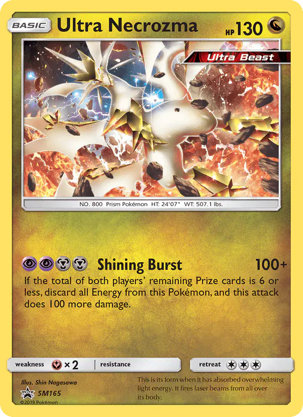 Carta Ultra Necrozma SM165 de SM Black Star Promos