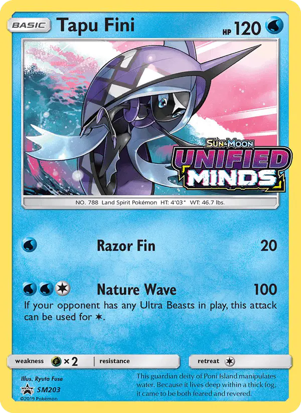Carta Tapu Fini SM203 de SM Black Star Promos