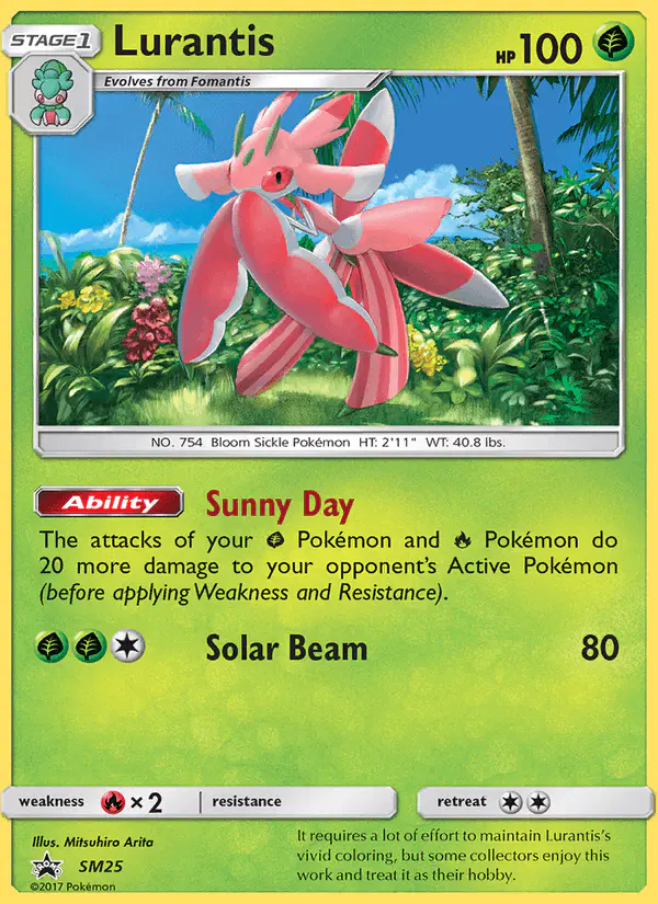 Carta Lurantis SM25 de SM Black Star Promos