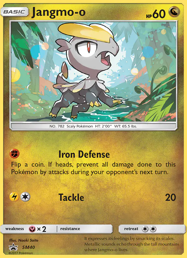 Carta Jangmo-o SM40 de SM Black Star Promos