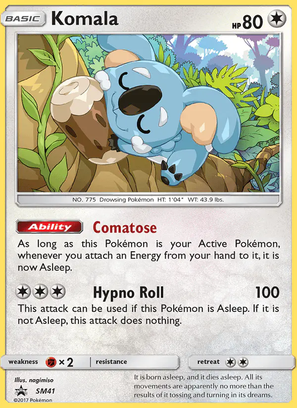 Carta Komala SM41 de SM Black Star Promos