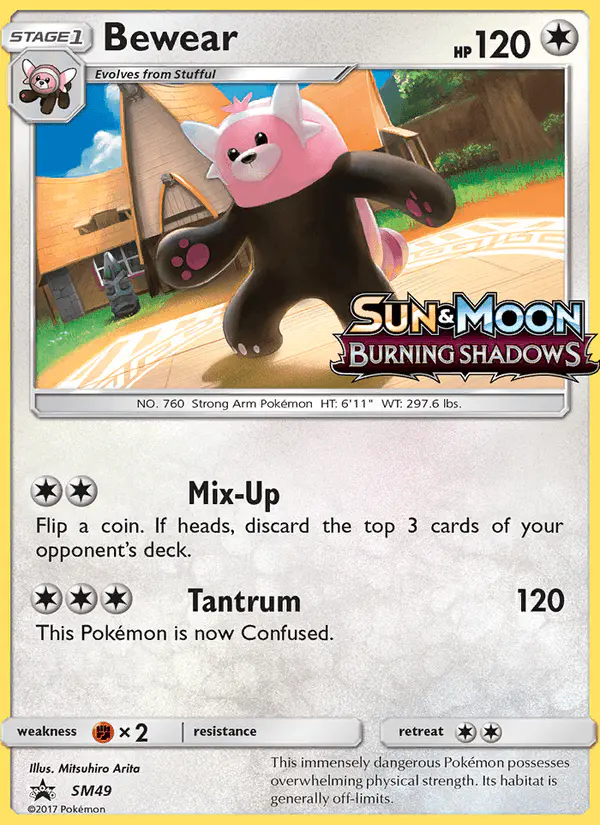 Carta Bewear SM49 de SM Black Star Promos
