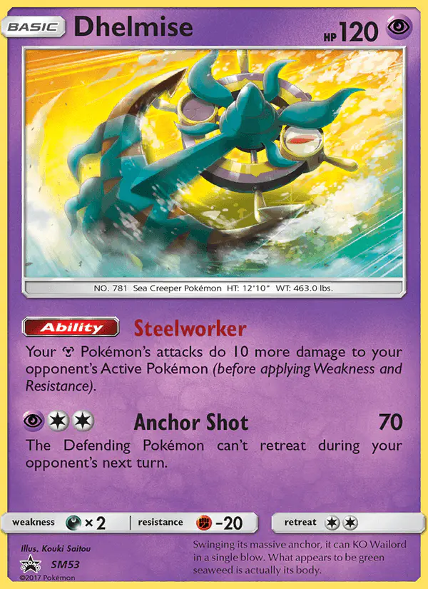 Carta Dhelmise SM53 de SM Black Star Promos