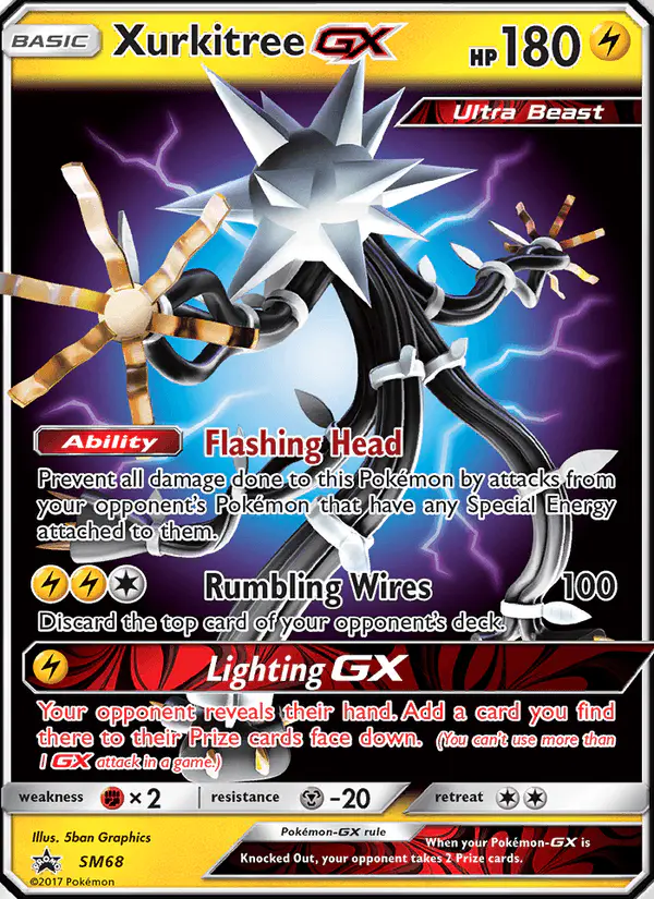 Carta Xurkitree GX SM68 de SM Black Star Promos