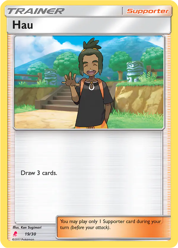 Carta Hau 19/30 de SM trainer Kit (Alolan Raichu)