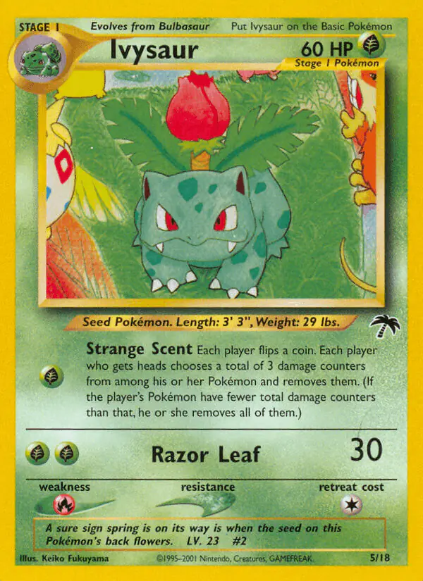 Carta Ivysaur 5/18 de Southern Islands