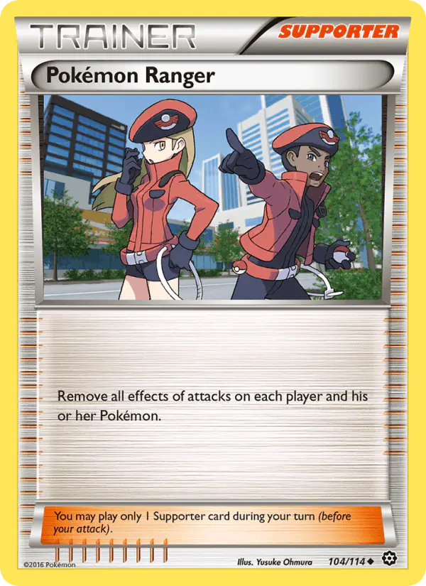 Carta Pokémon Ranger 104/114 de Steam Siege