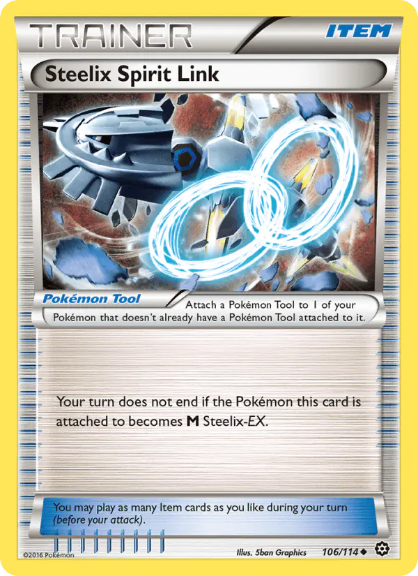 Carta Steelix Spirit Link 106/114 de Steam Siege