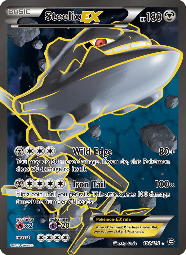 Carta Steelix EX 108/114 de Steam Siege