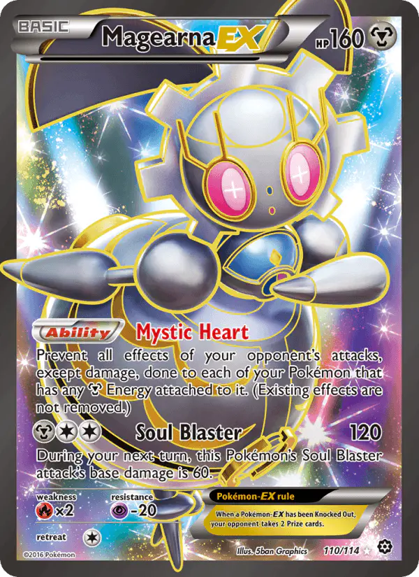 Carta Magearna EX 110/114 de Steam Siege