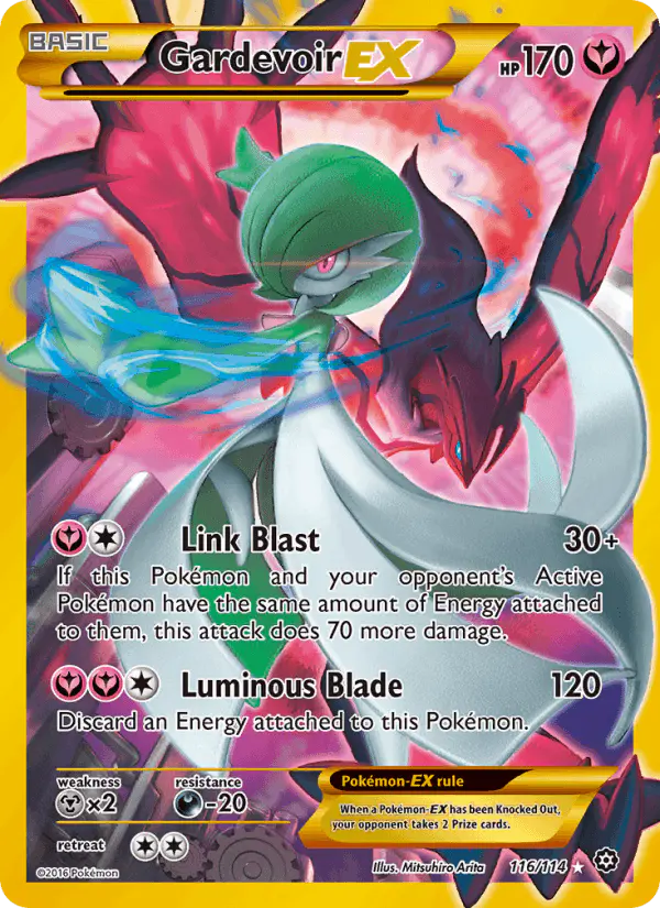 Carta Gardevoir EX 116/114 de Steam Siege