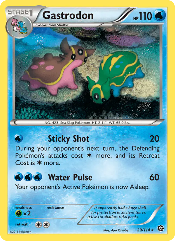 Carta Gastrodon 29/114 de Steam Siege