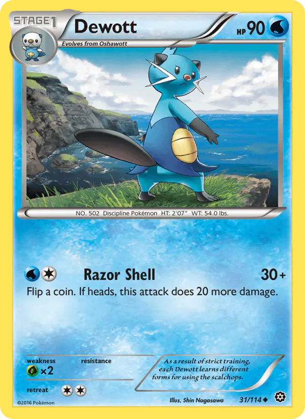 Carta Dewott 31/114 de Steam Siege