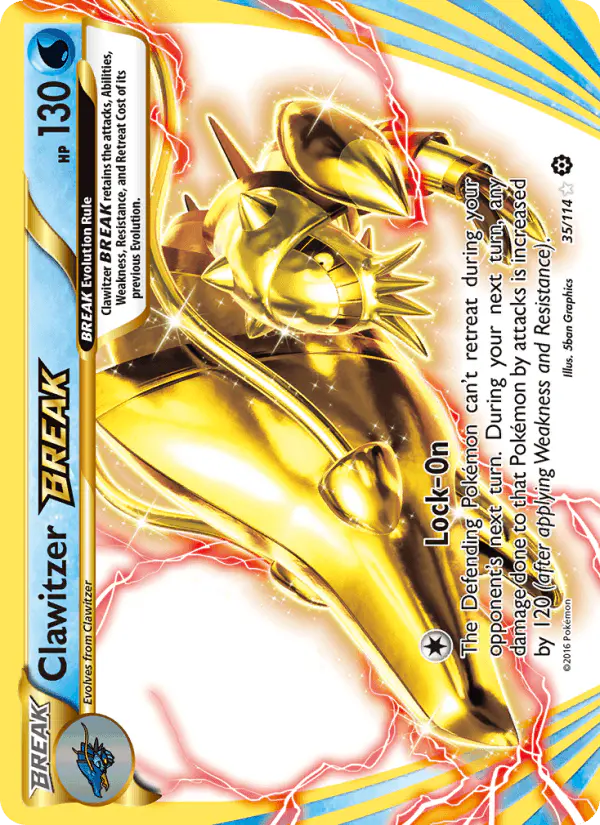 Carta Clawitzer BREAK 35/114 de Steam Siege