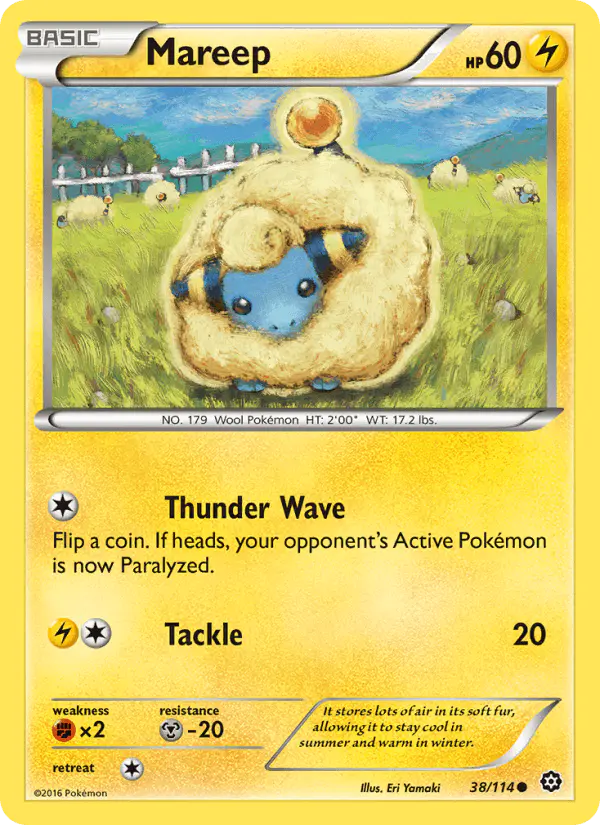 Carta Mareep 38/114 de Steam Siege
