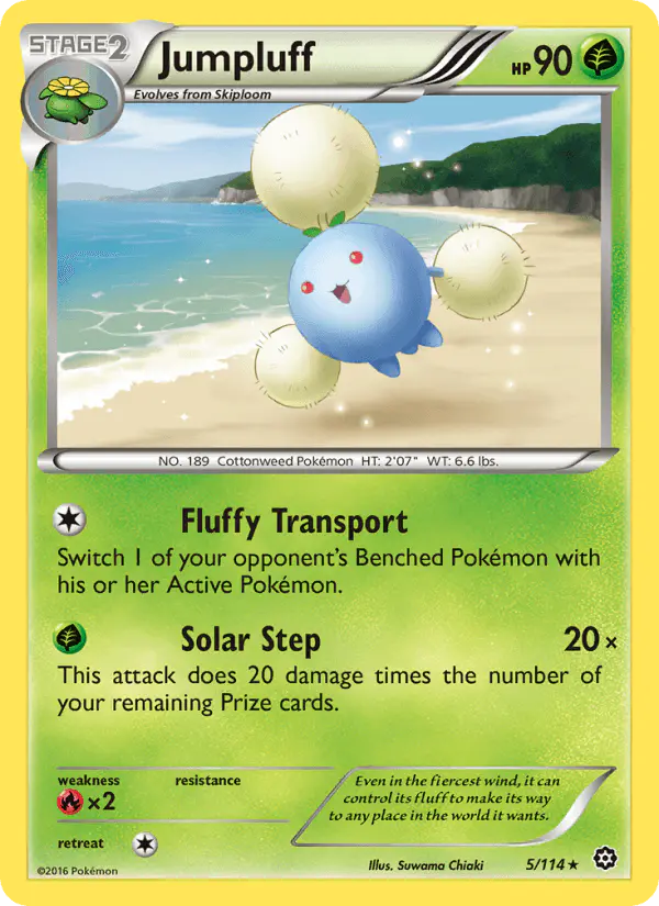 Carta Jumpluff 5/114 de Steam Siege