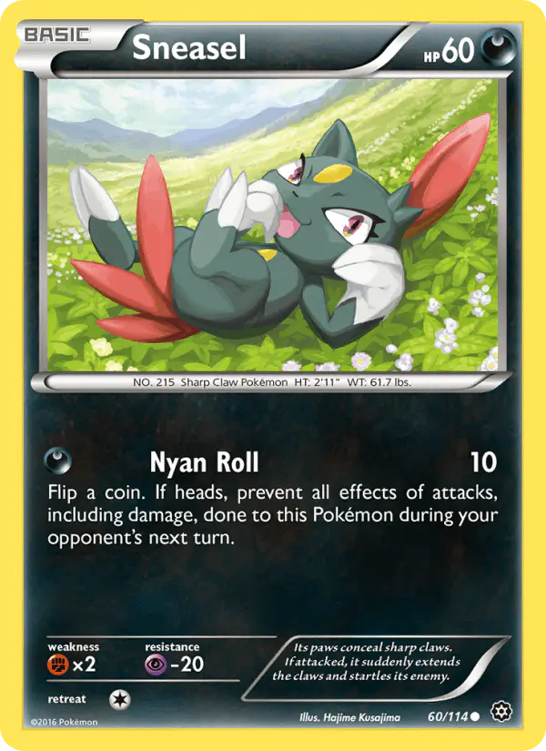 Carta Sneasel 60/114 de Steam Siege