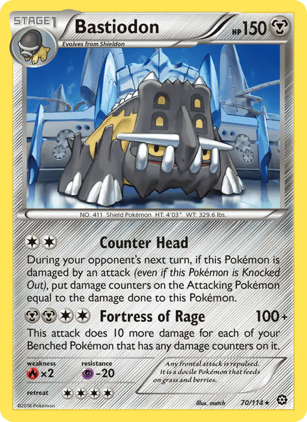 Carta Bastiodon 70/114 de Steam Siege