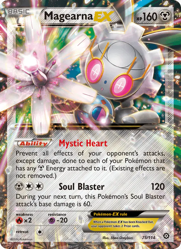 Carta Magearna EX 75/114 de Steam Siege