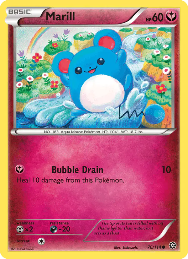 Carta Marill 76/114 de Steam Siege