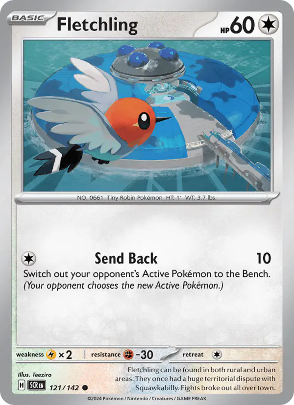 Carta Fletchling 121/142 de Stellar Crown