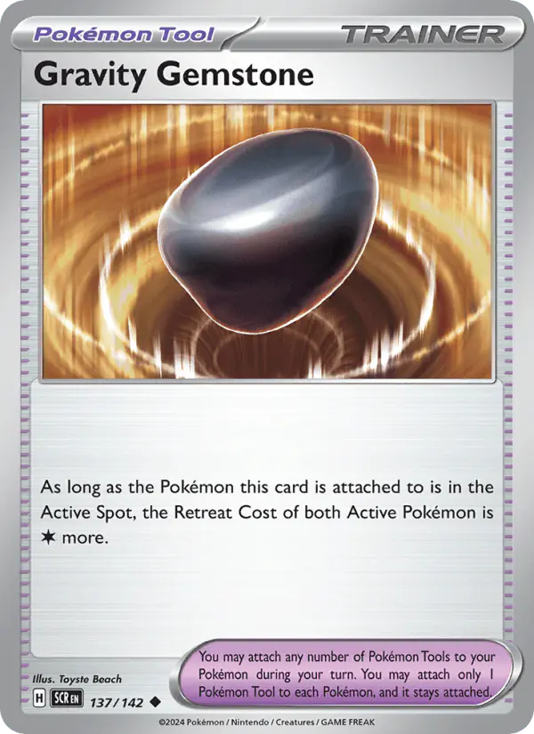 Carta Gravity Gemstone 137/142 de Stellar Crown