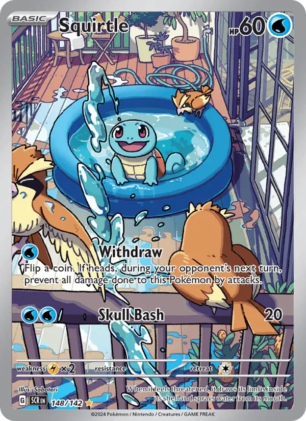 Carta Squirtle 148/142 de Stellar Crown