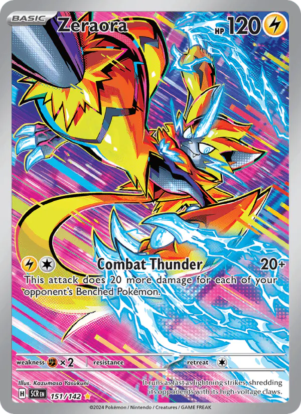 Carta Zeraora 151/142 de Stellar Crown