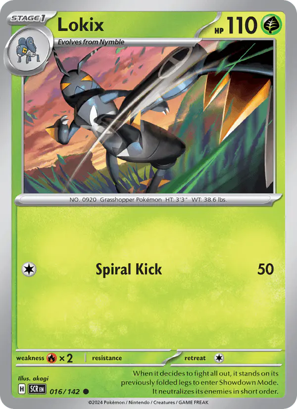 Carta Lokix 016/142 de Stellar Crown