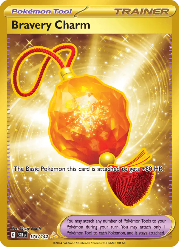 Carta Bravery Charm 175/142 de Stellar Crown