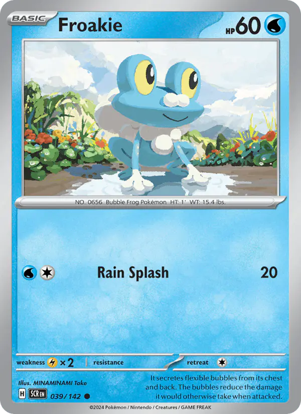 Carta Froakie 039/142 de Stellar Crown
