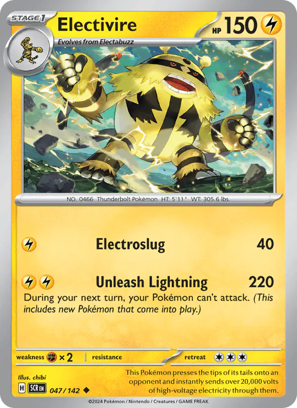 Carta Electivire 047/142 de Stellar Crown